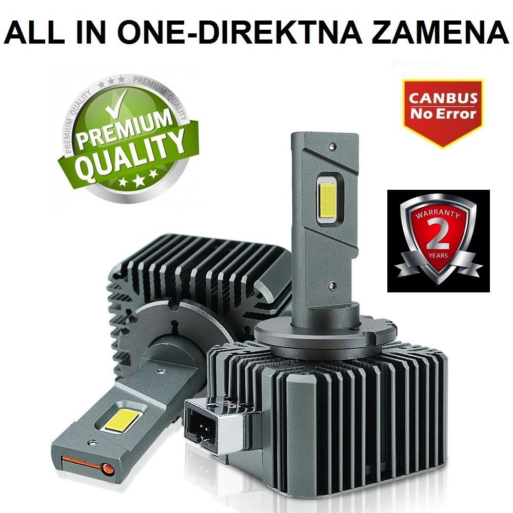 LED D8S - D8R SET 12000LM - CANBUS, ZAMENA ZA FABRICKI XENON Beograd Zemun
